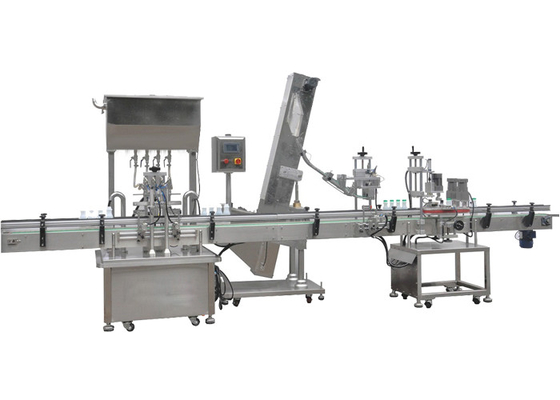 China 120ml Bottling Vegetable Edible Oil Bottle Filling Machine PLC Touch Screen Control supplier